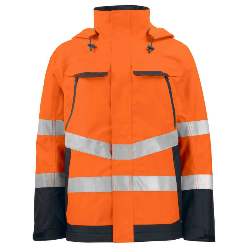 Veste softshell haute visibilité Projob 6440 orange fluo - Sécurité et confort