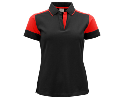 Polo bicolore femme manches courtes Prime Printer - Vêtements durables