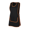 Chasuble blouse de travail pour femme noir orange - Sager