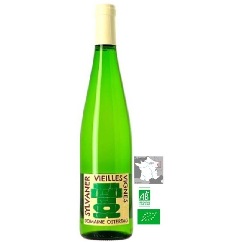 Sylvaner Ostertag Vieilles Vignes Bio 2021 - Vin Blanc Sec d'Alsace