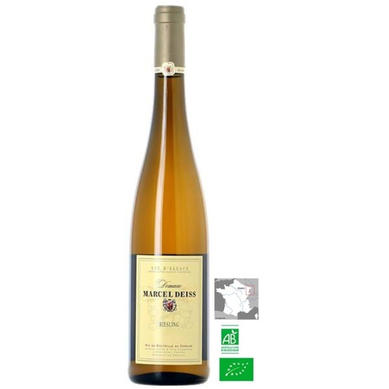 Riesling Marcel Deiss bio 2022 - Vin blanc d'Alsace