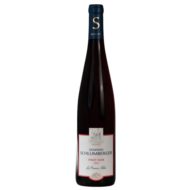 Pinot Noir Princes Abbés Schlumberger 2021 - Vin Rouge Sec d'Alsace