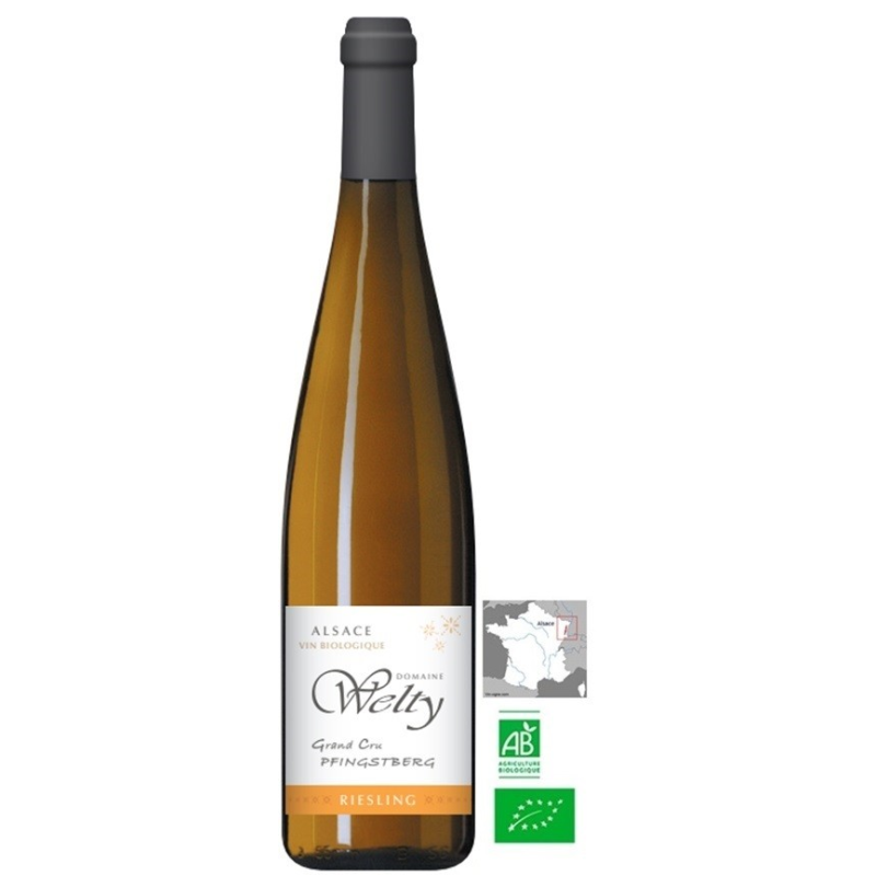 Riesling Grand Cru Pfingstberg Welty Bio 2022 - Vin Blanc d'Alsace
