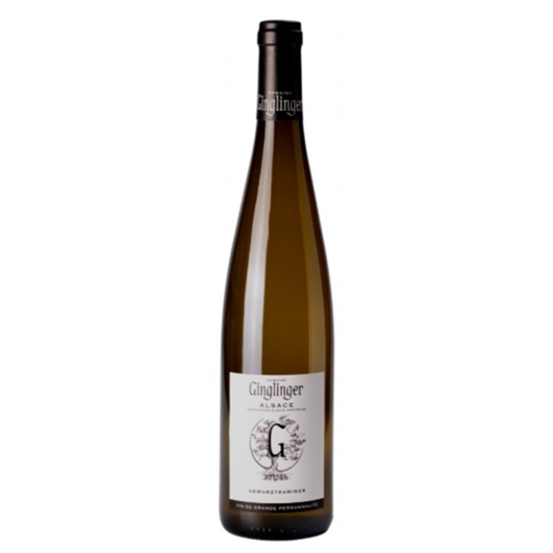 Gewurztraminer sec Domaine Ginglinger Bio 2023 - Vin Blanc Alsace AOC