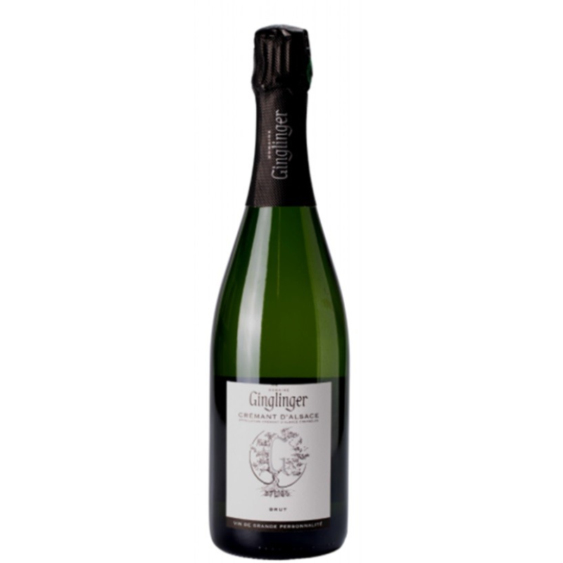 Crémant brut Domaine Ginglinger bio - Alsace AOC | Vins Effervescents