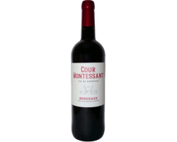 COUR MONTESSANT BORDEAUX AOP 2022 - Vin Rouge Haut de Gamme