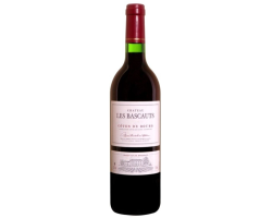 LES BASCAUTS CÔTES DE BOURG 2020 AOC 75 CL - Vin Rouge