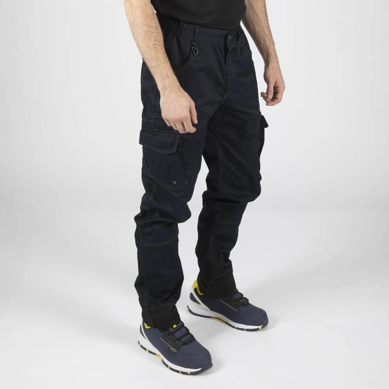 Pantalon de travail bleu marine déperlant Antras Nine Worths - Confort et Performance