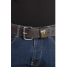 Ceinture en cuir boucle acier Captain Rica Lewis - Élégance et Durabilité