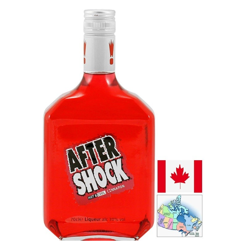 Aftershock Red Liqueur Canada 70 cl 30° - Une liqueur épicée