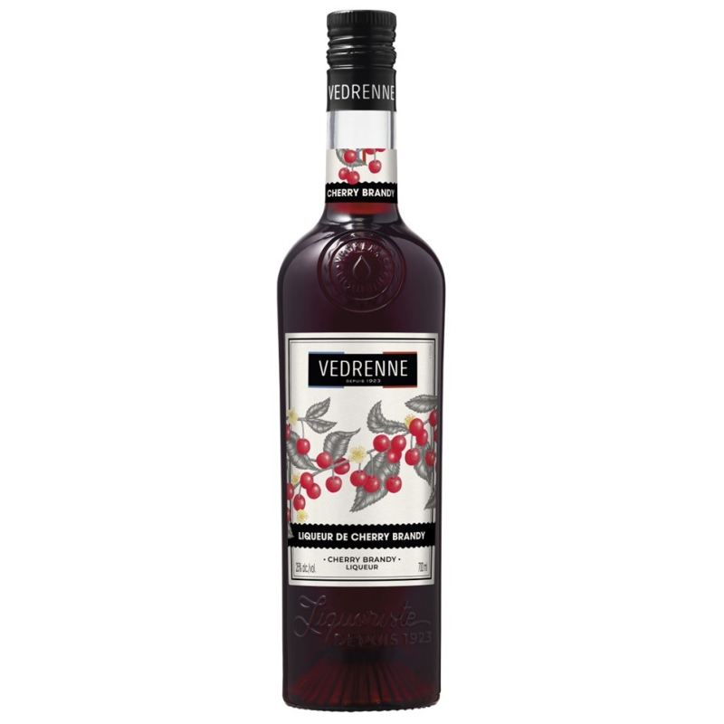Cherry brandy liqueur Vedrenne - Liqueur de cerise haut de gamme