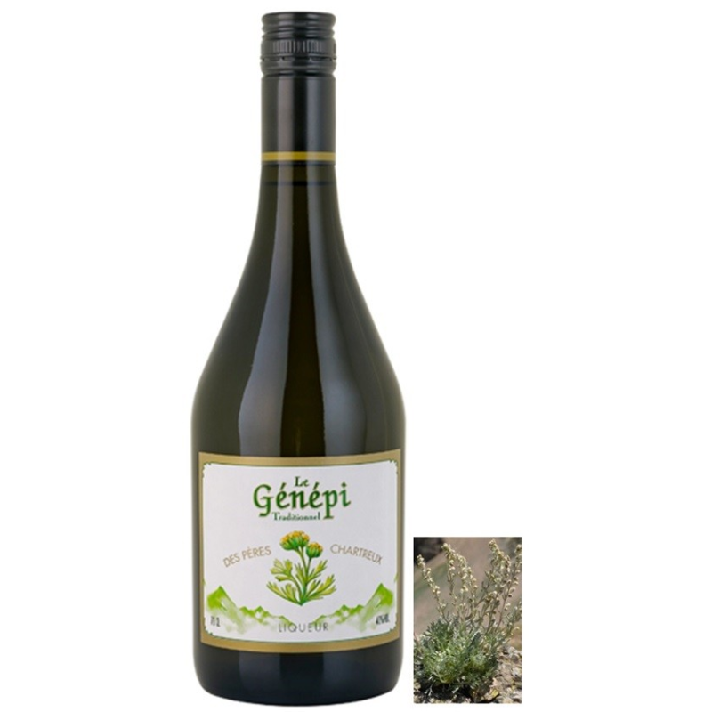 Génépi des Pères Chartreux Liqueur 70cl 40° - Liqueur artisanale des Alpes