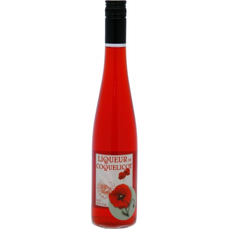 Achetez la liqueur de coquelicot Miscault 50cl 18° - Élégante et artisanal