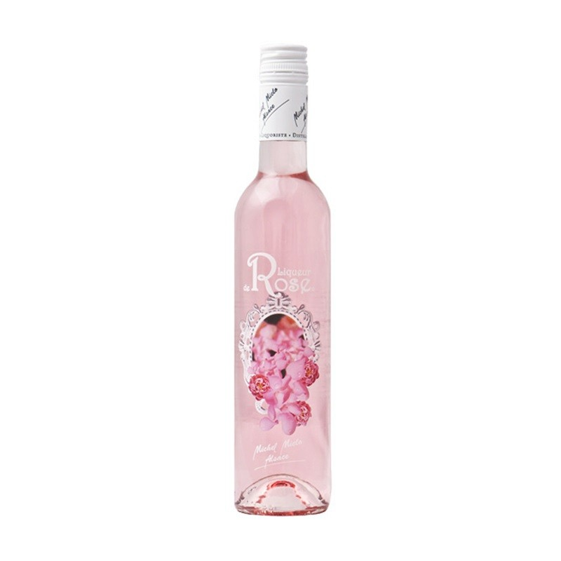 Rose liqueur Miclo Alsace 50 cl 18° - Liqueur florale haut de gamme