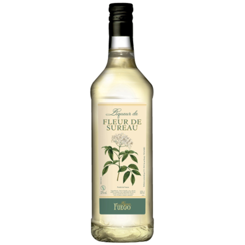 Fleur de sureau Fuego liqueur 100 cl - Liqueur florale haut de gamme