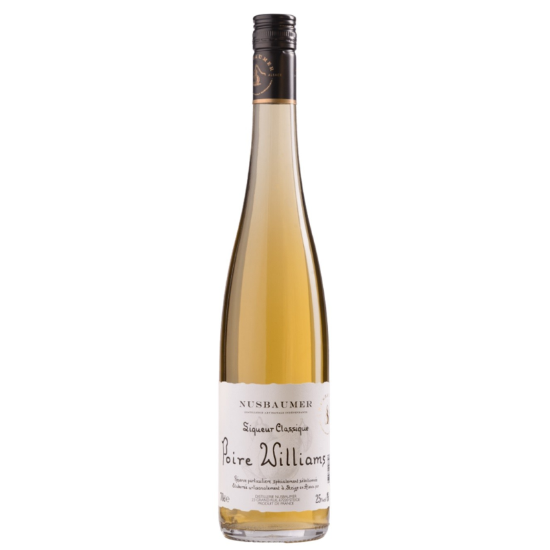 Poire Williams liqueur Nusbaumer - 70 cl - Spiritueux d'Alsace