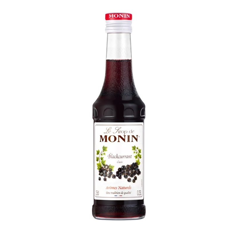 Sirop de cassis Monin 25 cl - Un délice fruité pour vos boissons
