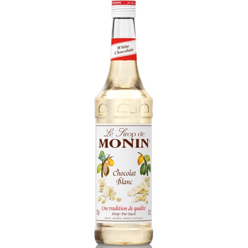 Sirop de chocolat blanc Monin 70 cl | Boissons gourmandes