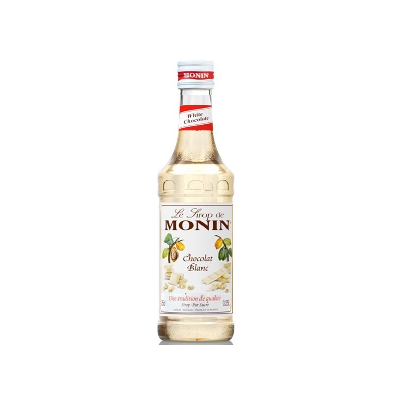 Sirop chocolat blanc 25 cl Monin - Boissons gourmandes