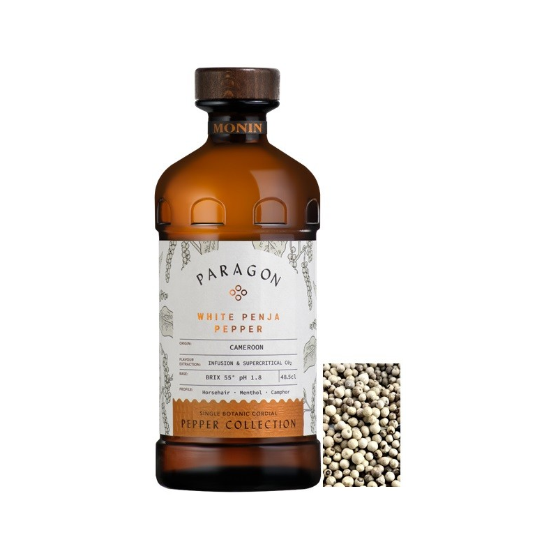 Cordial poivre blanc du Penja Monin 48.5 cl - Saveur Premium