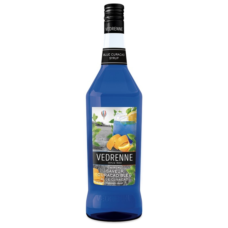 CURACAO bleu Vedrenne sirop 100 cl - Boisson sans alcool