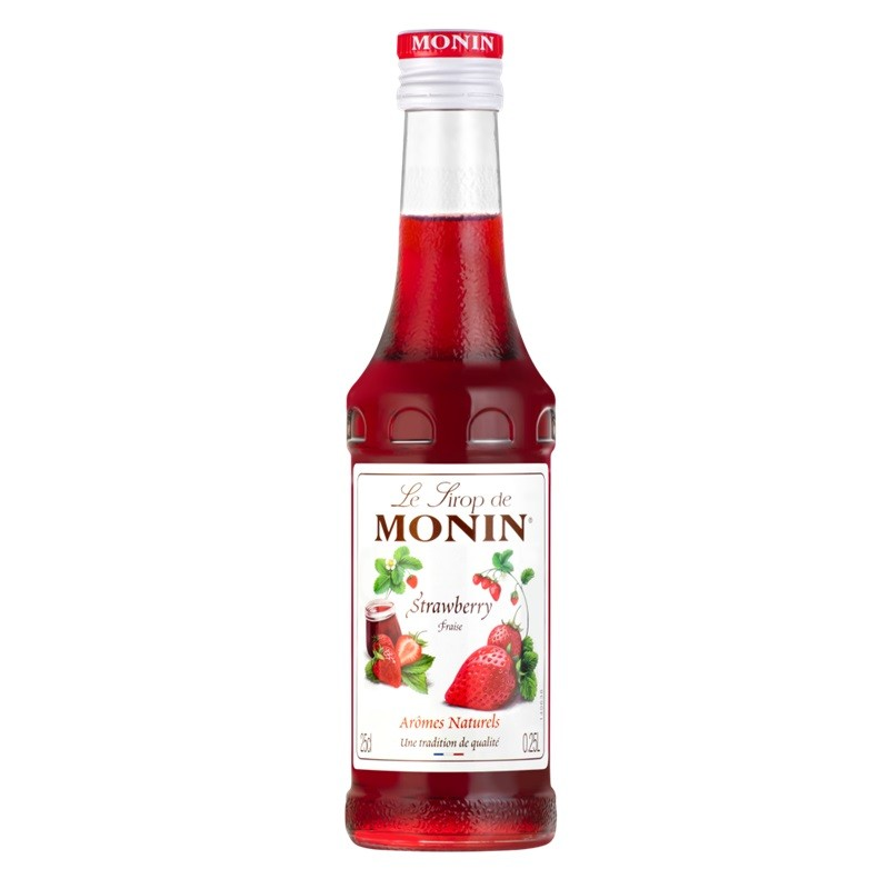 Sirop de fraise Monin 25 cl - Goût authentique et sucré