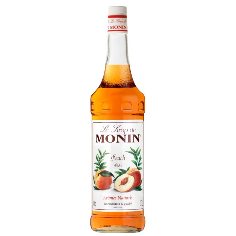 Sirop Pêche Monin 100 cl - Saveur fruitée pour vos boissons