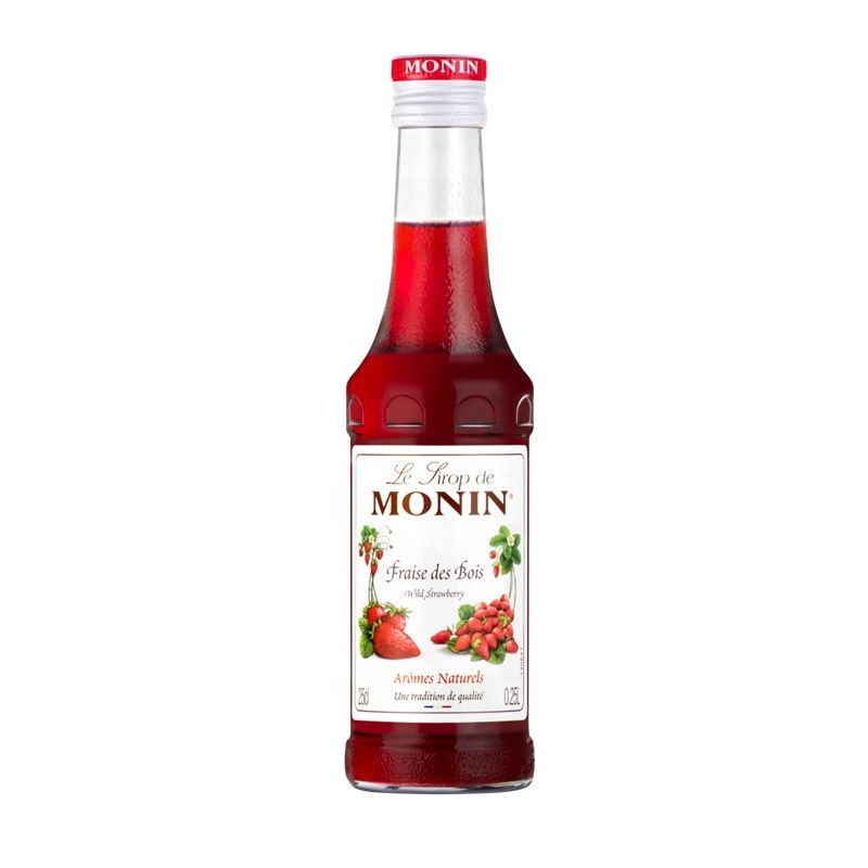 Sirop de fraise des bois 25 cl Monin - Boisson haut de gamme