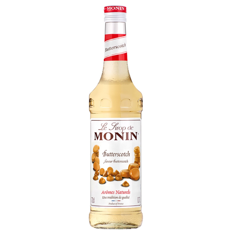 Sirop de butterscotch Monin 70 cl - Saveur riche et onctueuse