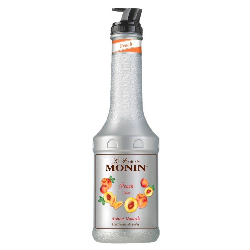 Purée de pêche Monin 100 cl - Saveur intense pour vos boissons