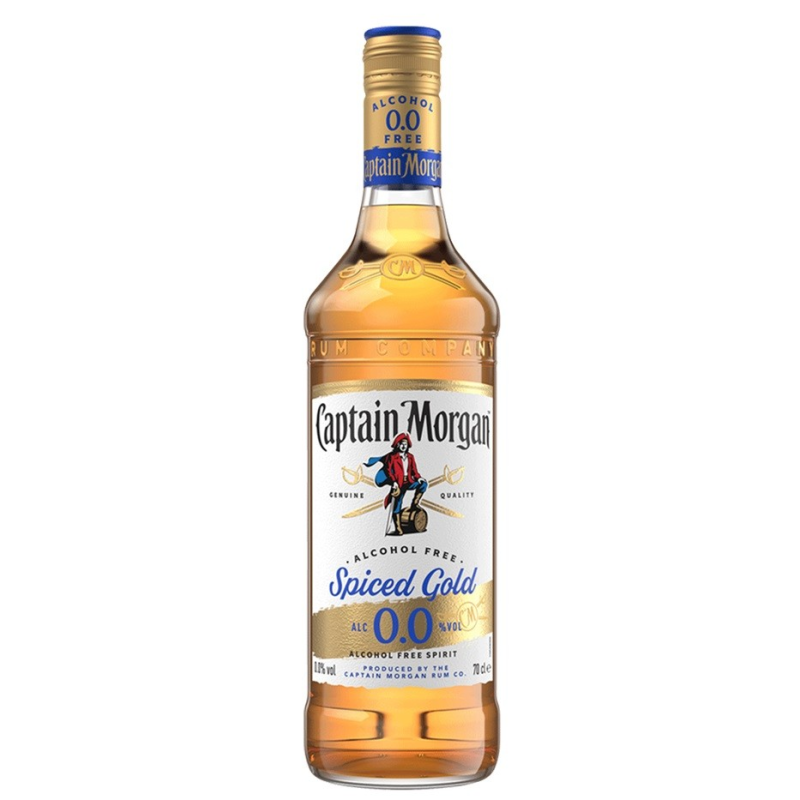 Captain Morgan Spiced Gold : Rhum sans alcool 70 cl