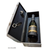 Coffret métal pour champagne - Pince et bouchon inclus