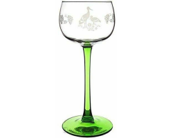 Verre Alsace mat cigognes 15.5 cl - Boisson élégante