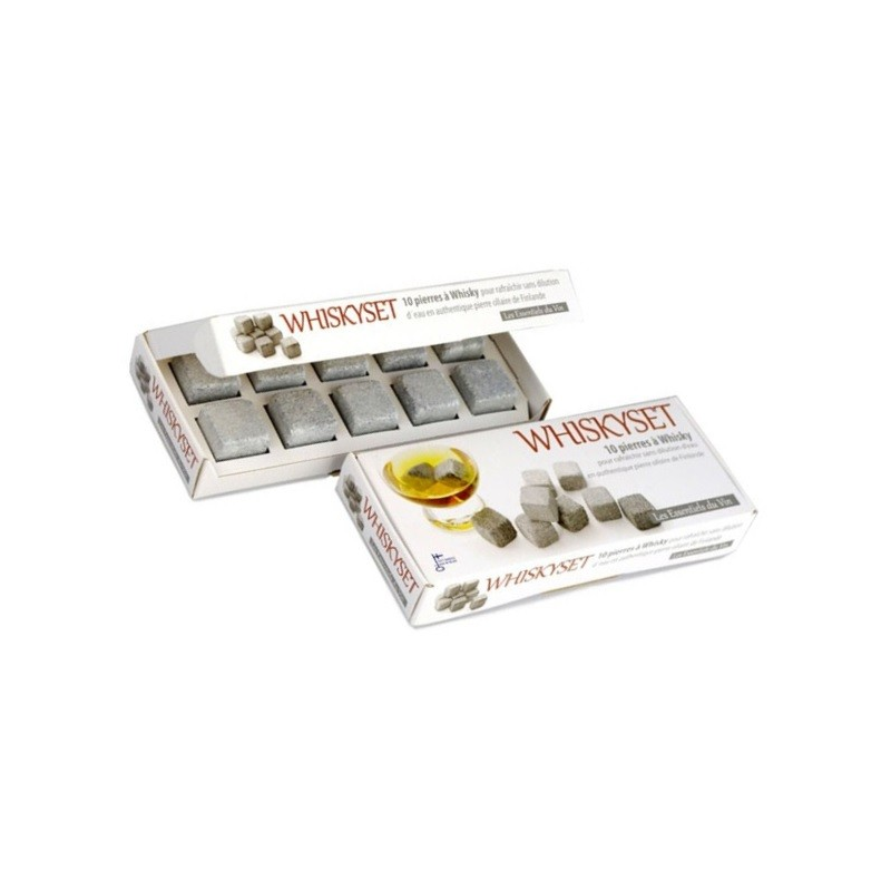 Coffret 10 pierres à whisky - whiskyset pour une dégustation parfaite
