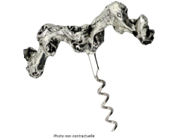 Tire-bouchon cep vigne étain - Élégance et praticité pour le vin