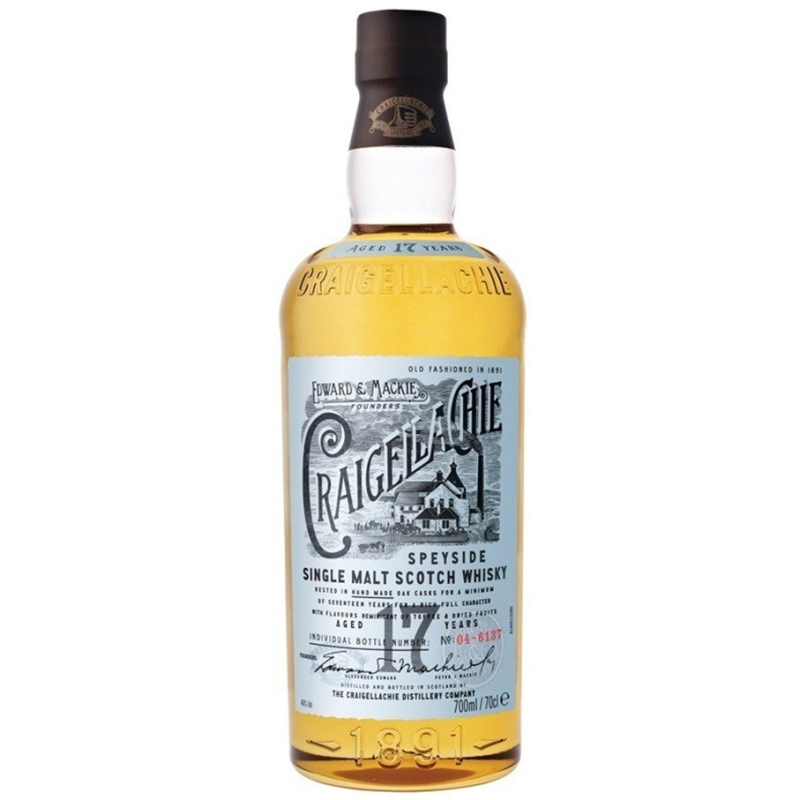 Craigellachie 17 ans Single Malt Speyside Whisky 70cl - 46°