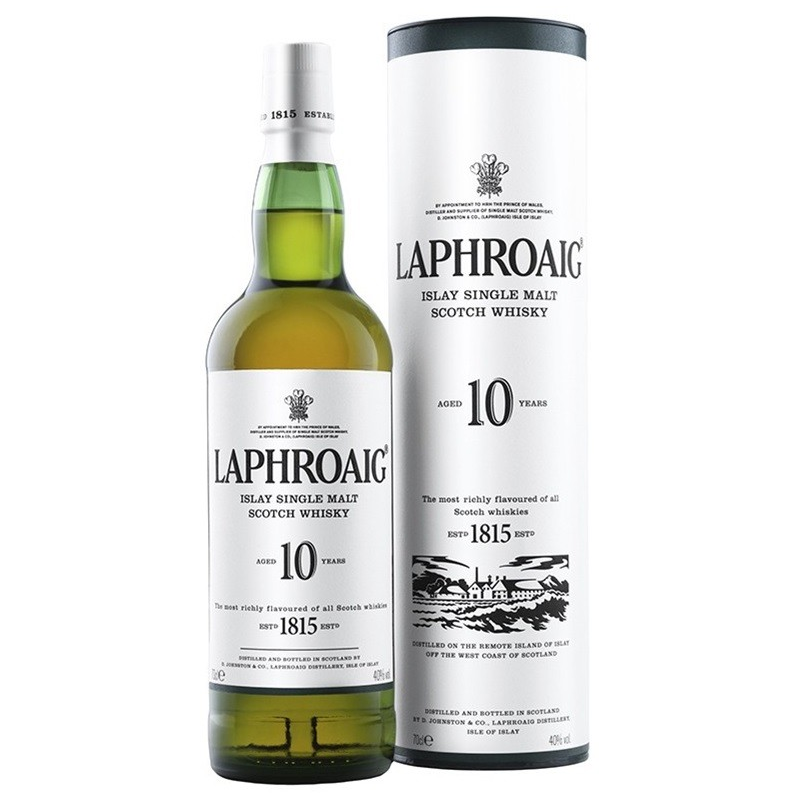 Laphroaig 10 ans single malt whisky Islay 70 cl - 40°