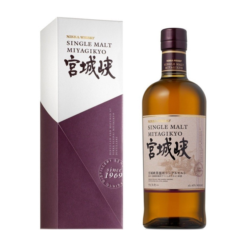 Miyagikyo Single Malt Whisky Japon 70 cl 45° - Élégance et Richesse
