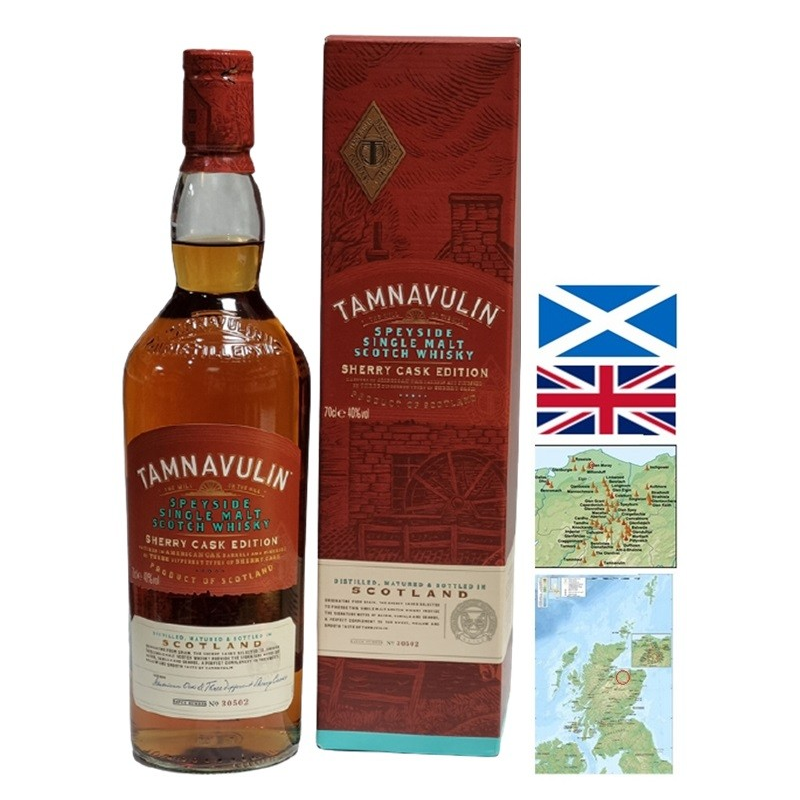 Tamnavulin Sherry Cask Edition Speyside Whisky - 70 cl 40°