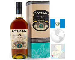 BOTRAN RESERVA 15 Solera Rhum Guatemala 70 cl 40° - Un délice haut de gamme