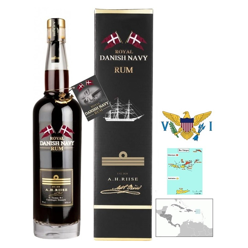 A. H. RIISE Royal Danish Navy Rum 70cl - Rhum d'exception