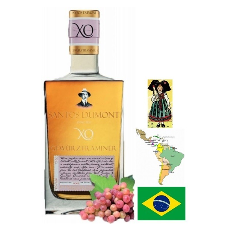 Santos Dumont XO Gewurz - Rhum Brésilien 70cl 40°