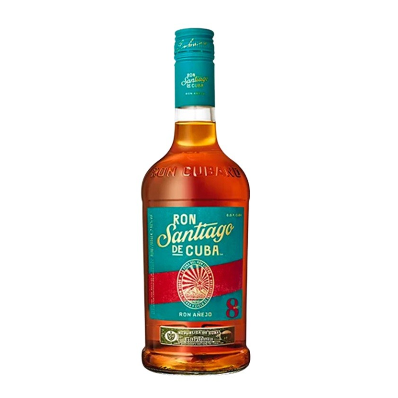 Santiago de Cuba Rhum 8 ans 70cl 40° - Un rhum ambré d'exception