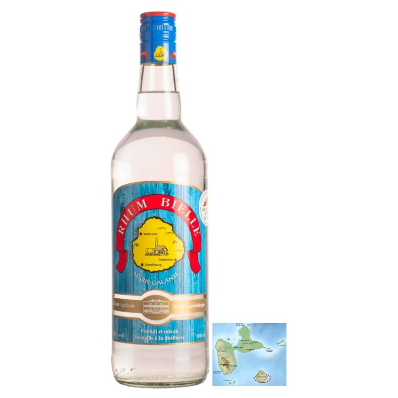 Bielle Blanc Rhum Marie Galante Guadeloupe 100cl 59° - Rhum Premium
