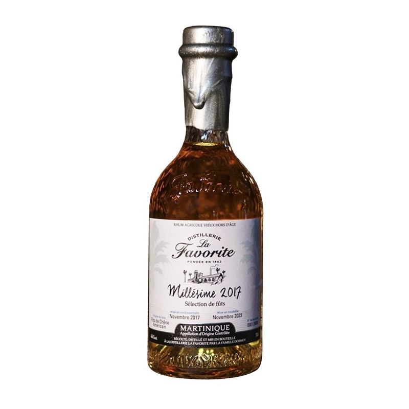 La Favorite Millésime 2017 - Rhum Martinique 70 cl 46°