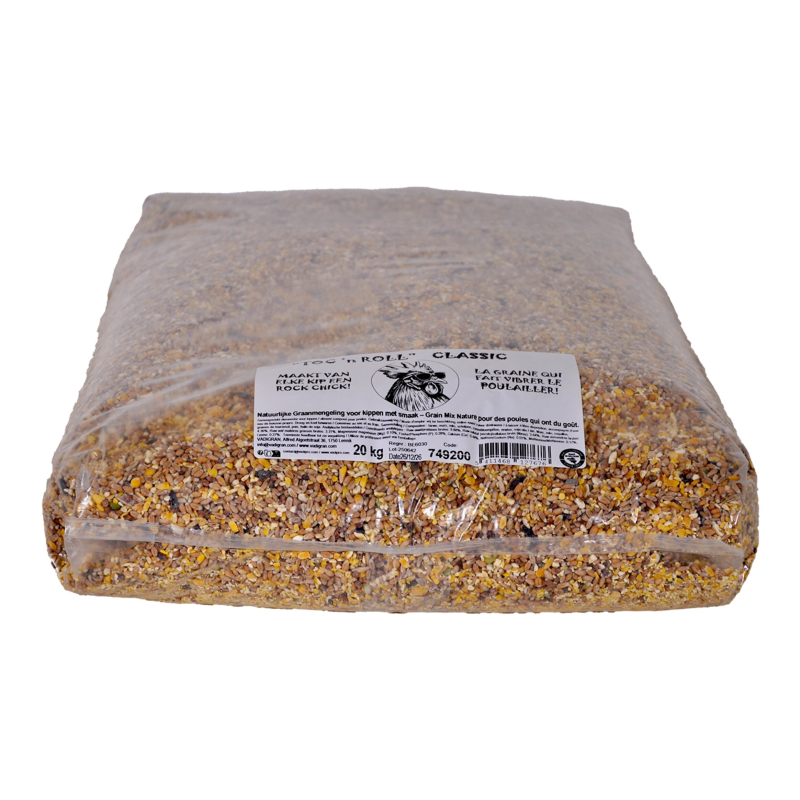 Toc’n Roll : mélange de céréales pour poules - 20 kg