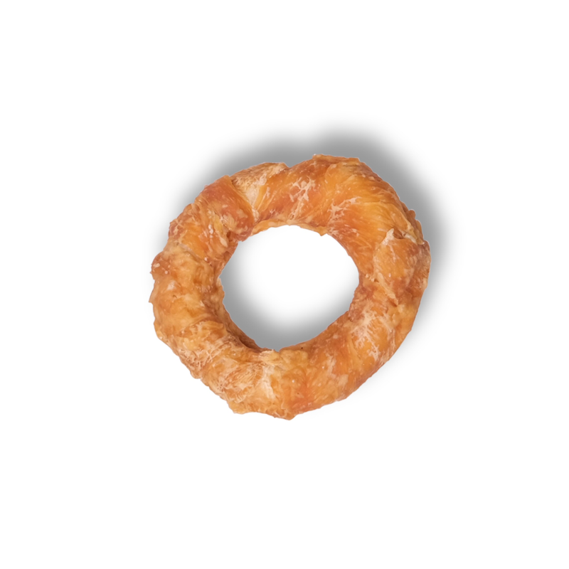 Donut au poulet 8cm VRAC pour chiens - Friandise haut de gamme