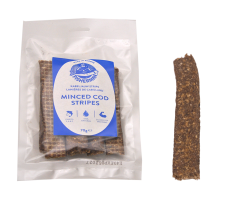 Lanières de cabillaud pour chiens - Friandises naturelles et nutritives