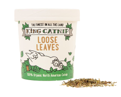 King Catnip - Feuilles d'herbe à chat 100% bio 400ml