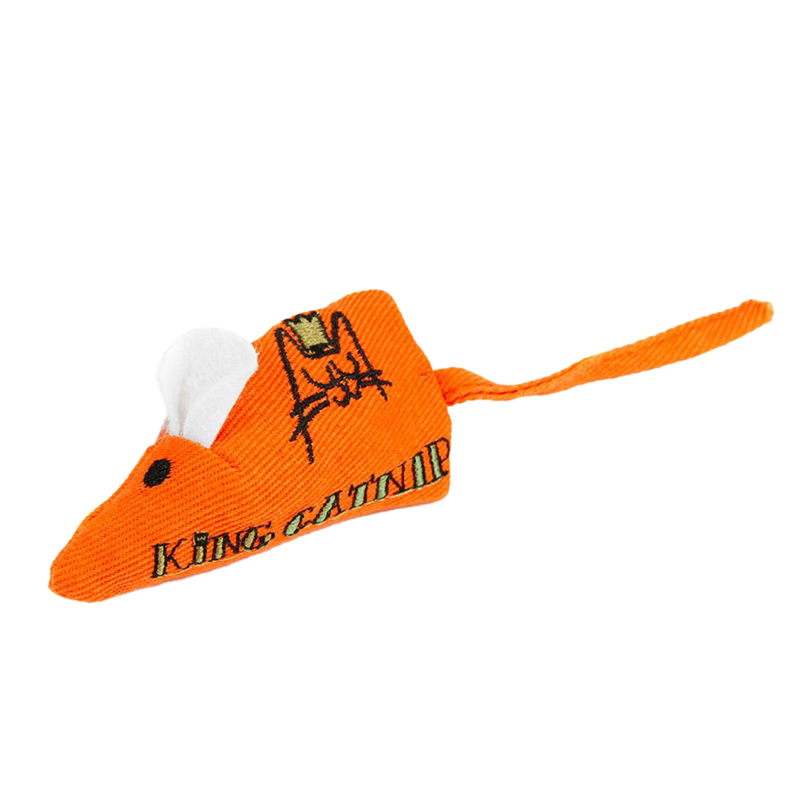 Jouet souris King Catnip 15,5 cm en cataire biologique pour chats